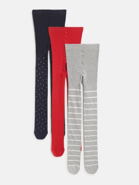 

Marks & Spencer Infant Kids Pack of 3 Stockings, Grey melange