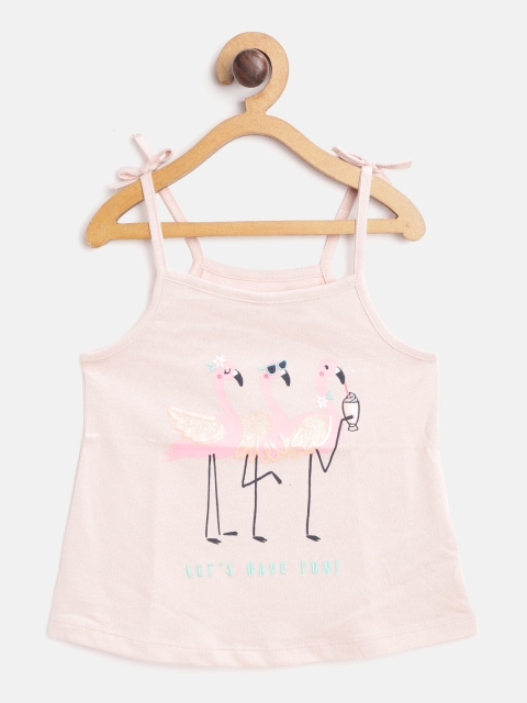 

Marks & Spencer Girls Pink Printed Tank Top