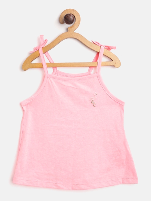 

Marks & Spencer Girls Pink Solid Tank Top