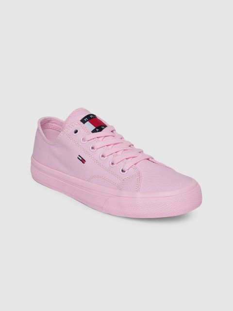 

Tommy Hilfiger Women Pink Solid Sneakers