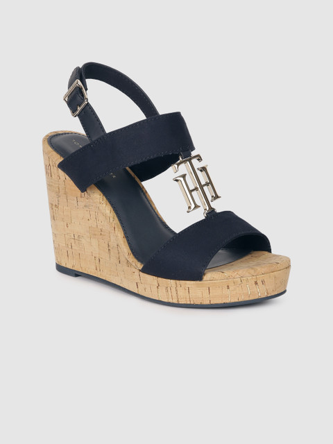

Tommy Hilfiger Women Navy Blue Embellished Heels