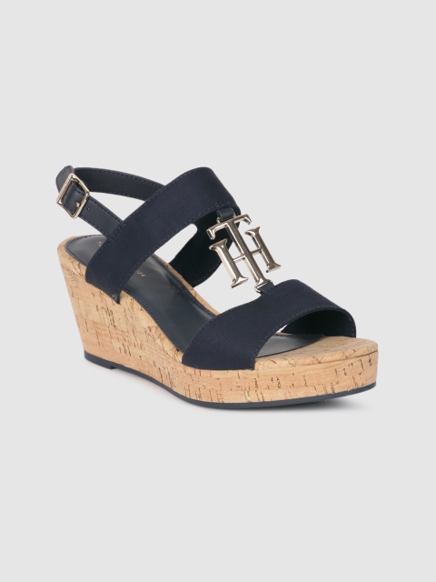 

Tommy Hilfiger Women Navy Blue Embellished Heels