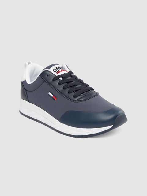 

Tommy Hilfiger Women Navy Blue Solid Sneakers