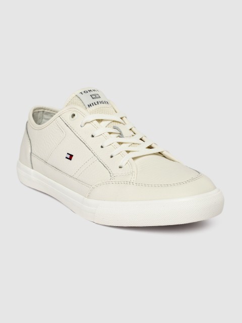 

Tommy Hilfiger Men Off-White Sneakers