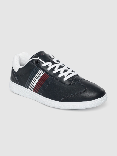 

Tommy Hilfiger Men Navy Blue Solid Sneakers