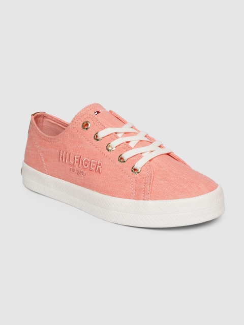 

Tommy Hilfiger Women Pink Solid Sneakers