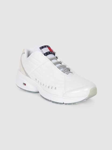 

Tommy Hilfiger Women White Leather Sneakers