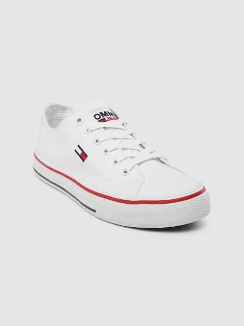 

Tommy Hilfiger Women White Solid Sneakers