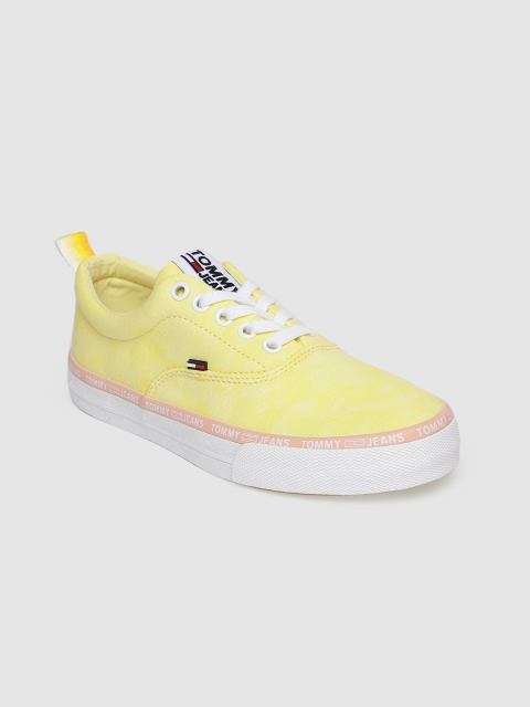 

Tommy Hilfiger Women Yellow Solid Sneakers