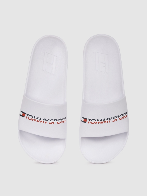 

Tommy Hilfiger Men White Printed Sliders