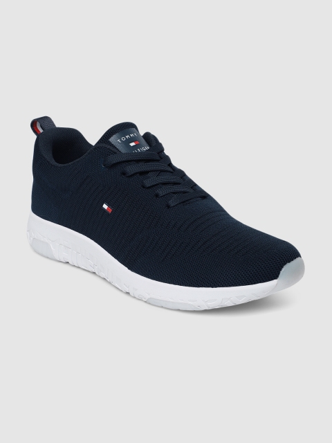 

Tommy Hilfiger Men Navy Blue Solid Sneakers