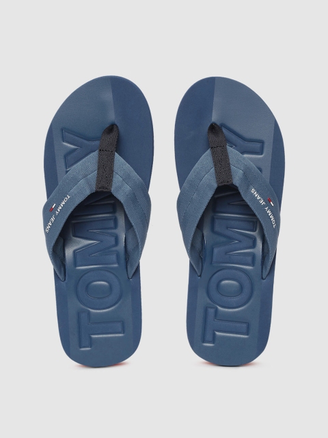 

Tommy Hilfiger Men Blue Printed Thong Flip-Flops