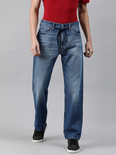 

Levis Men Blue Baggy Fit Mid-Rise Clean Look Stretchable Jeans
