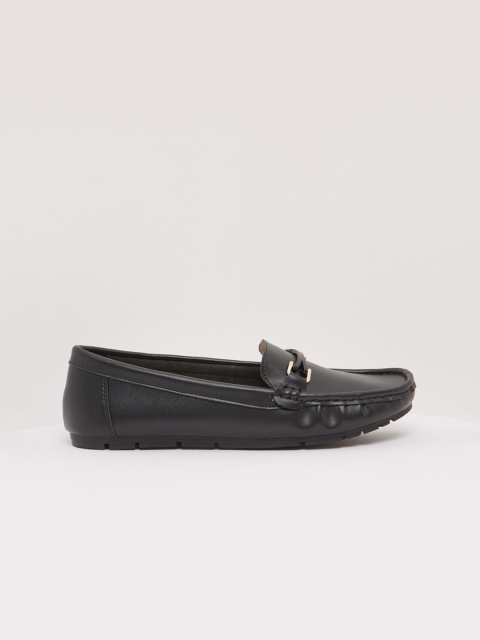 

shoexpress Women Black Loafers