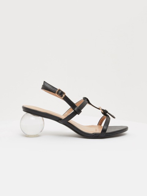 

shoexpress Women Black Solid Block Heels