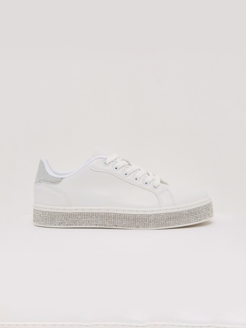 

shoexpress Women White Sneakers