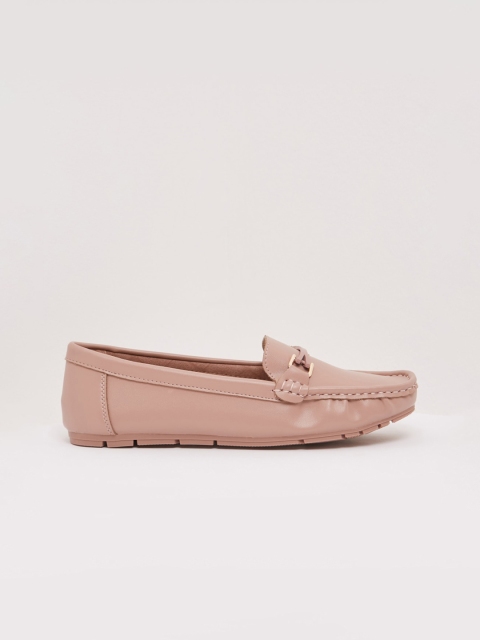 

shoexpress Women Pink Horsebit Loafers