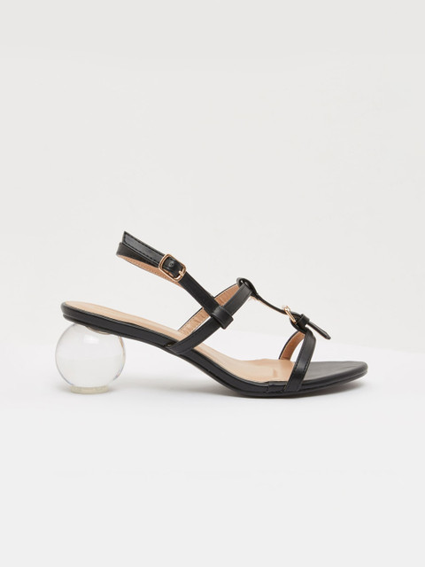 

shoexpress Women Black Embellished Block Heels