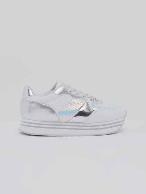 

shoexpress Women White Synthetic Walking Shoes