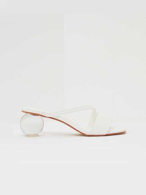 

shoexpress Women White Embellished Block Heels