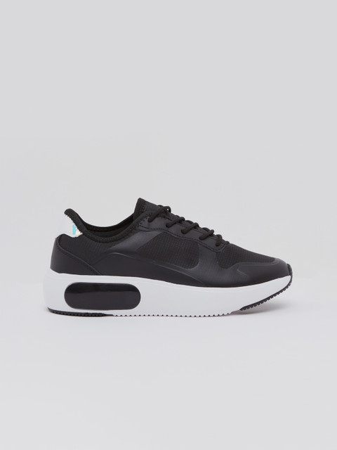 

shoexpress Women Black Textile Running Shoes