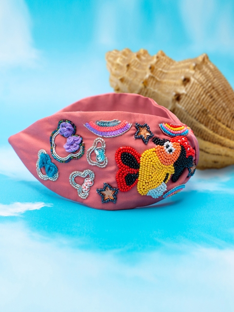 

HAIR DRAMA COMPANY Pink Embellished Hairband