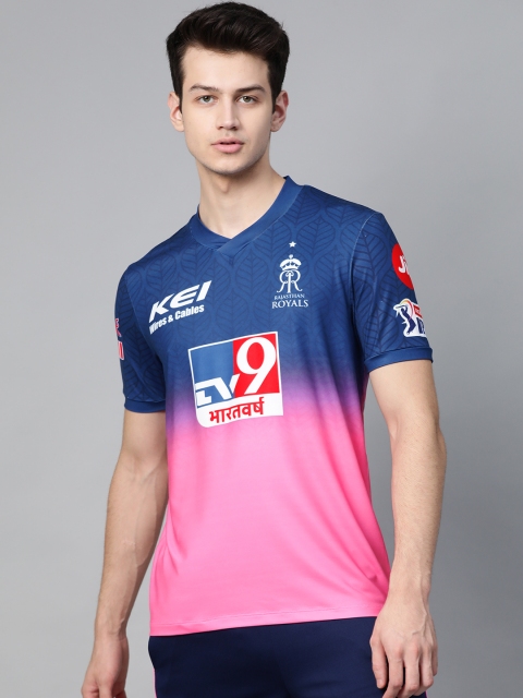 

Alcis Men Blue & Pink Rajasthan Royals Original Matchday Jersey