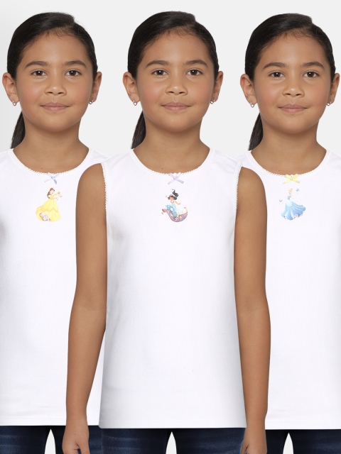 

Marks & Spencer Girls Pack of 3 White Pure Cotton Innerwear Vests