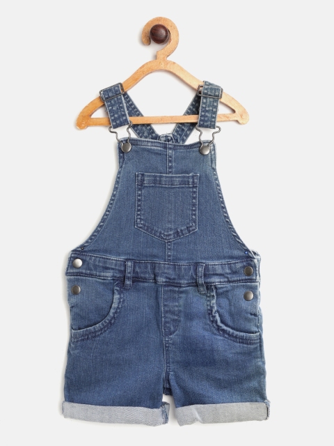 

Marks & Spencer Girls Blue Denim Dungarees