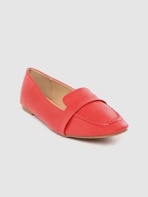 

Allen Solly Women Red Solid Loafers