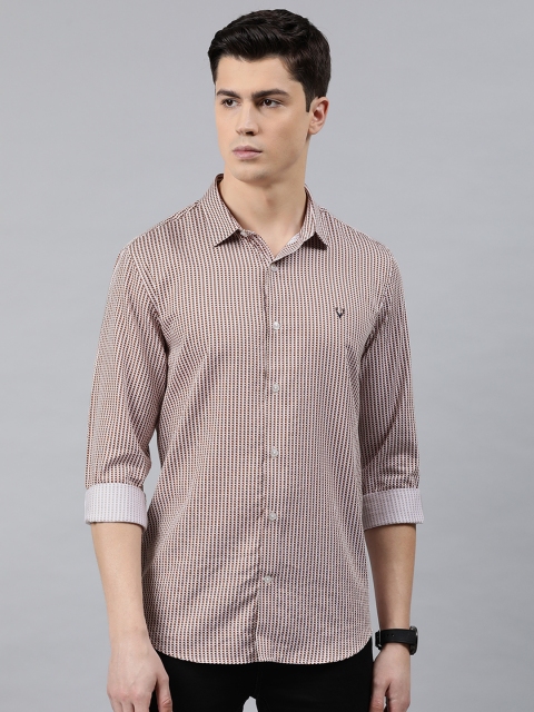 

Allen Solly Sport Men Brown Slim Fit Printed Casual Shirt
