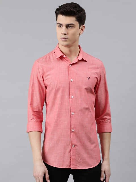 

Allen Solly Sport Men Pink Slim Fit Solid Casual Shirt