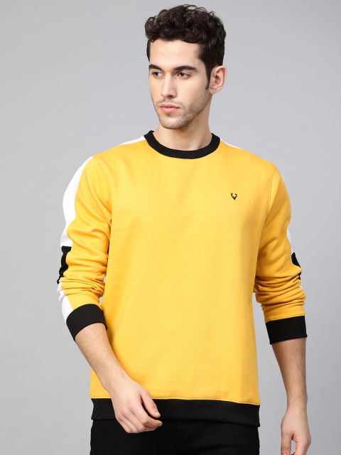 

Allen Solly Sport Men Yellow Solid Sweatshirt