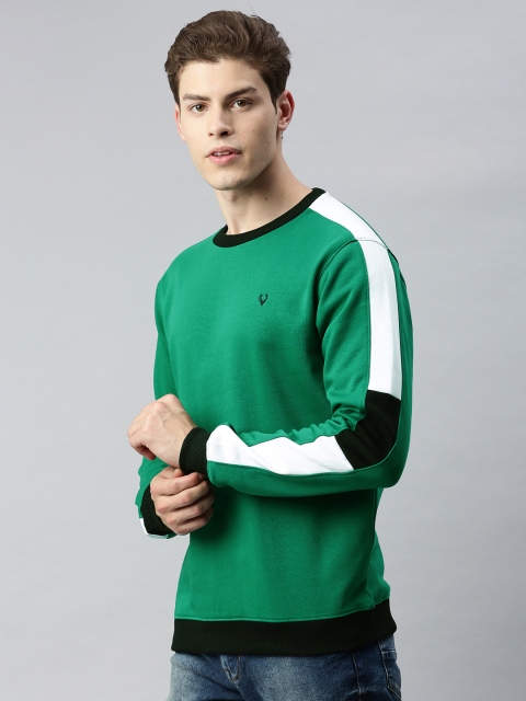 

Allen Solly Sport Men Green Solid Sweatshirt
