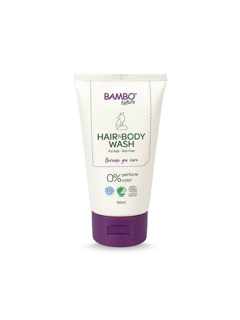 

Bambo Nature Kids Set Of Eco Friendly Hair & Body Wash, White