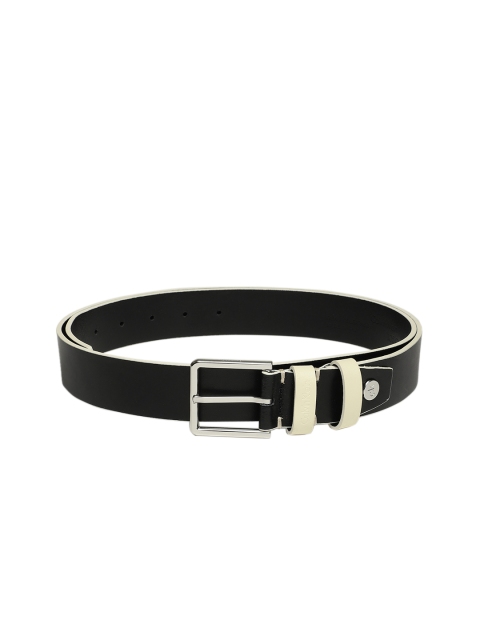 

Calvin Klein Men Black Solid Leather Belt