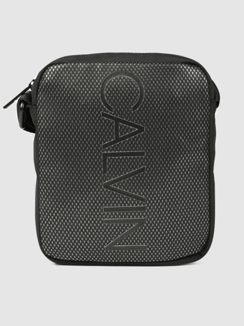 

Calvin Klein Men Black Printed Messenger Bag