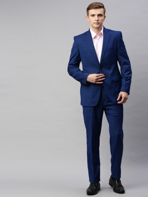 

Raymond Men Blue Solid Suit