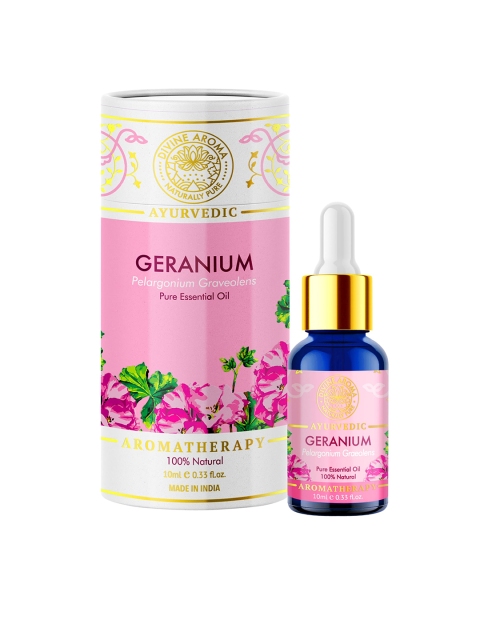 

DIVINE AROMA Geranium Essential Oil 10 ml, Pink