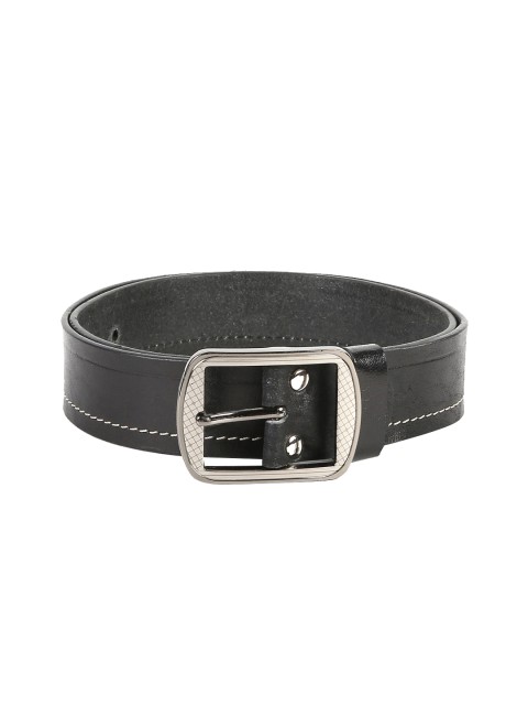 

WildHorn Men Black Leather Belt