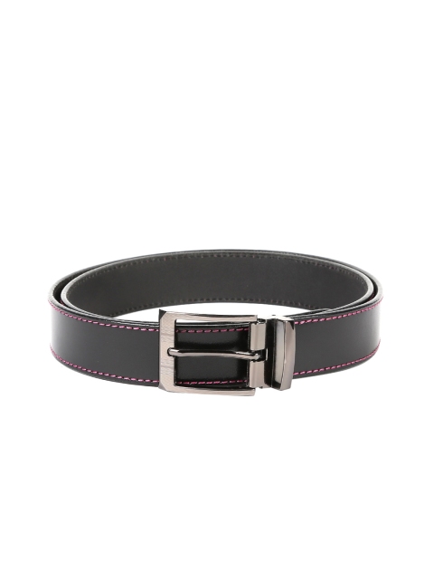 

WildHorn Men Black Leather Belt