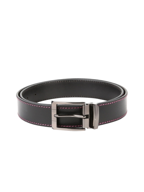 

WildHorn Men Black Leather Belt