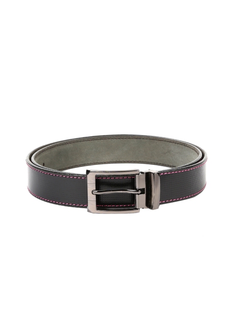 

WildHorn Men Black Leather Belt