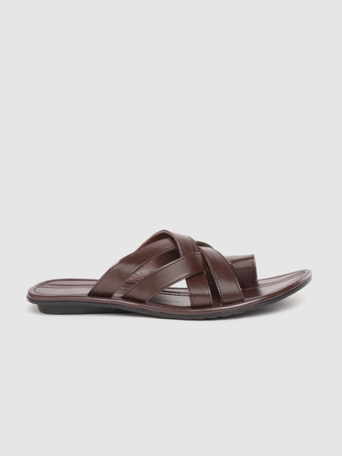 

Mast & Harbour Men Brown One Toe Comfort Sandals