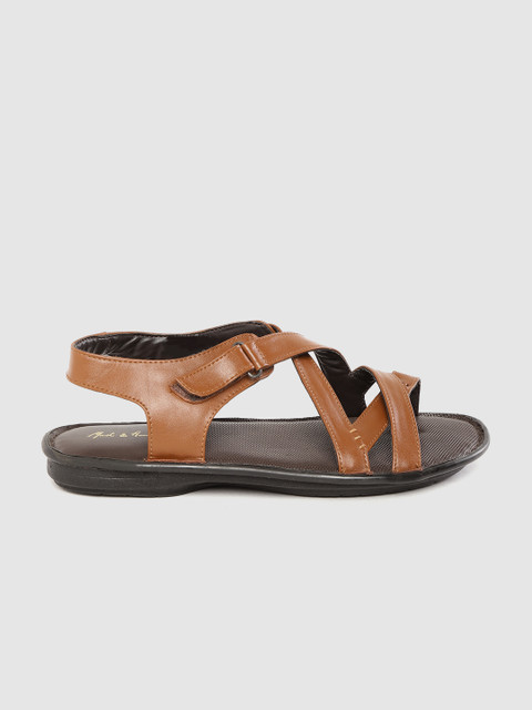 

Mast & Harbour Men Tan Brown One Toe Comfort Sandals