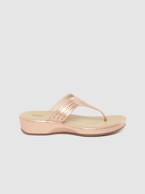 

Anouk Women Rose Gold-Toned Laser Cuts Comfort Heels