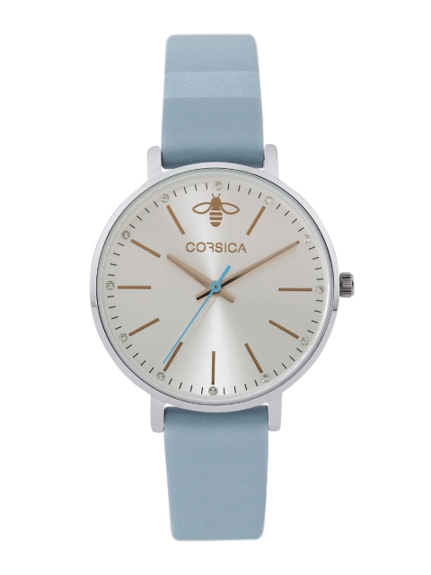 

CORSICA Women White Leather Analogue Watch LSA-C0-008-03