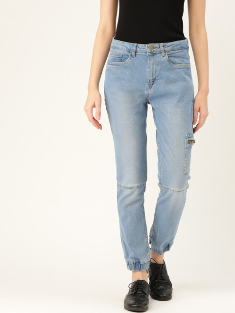 

DressBerry Women Blue Slim Fit High-Rise Clean Look Stretchable Jeans