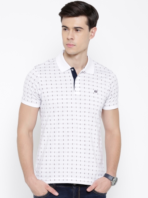 

Arrow Sport White Reverse Print Polo T-shirt