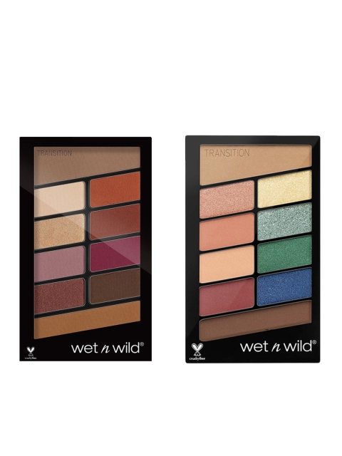

Wet n Wild Set of 2 Color Icon 10 Pan Rose In The Air - Stop Playing Safe Eyeshadows, Multi